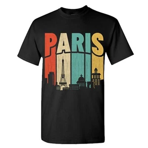 Camiseta Estilo París Torre Eiffel Camiseta París Torre Eiffel Camiseta Hermosa Camiseta - Imagen 1 de 7
