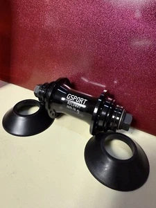 Gsport Roloway BMX Front Hub W/guards, Black LIGHTLY Used - Picture 1 of 5