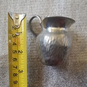 Peltro italienisches Zinn Sahnekännchen schön klein - Bild 1 von 6