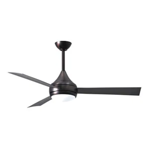 Matthews Fans Donaire 1 Light LED Ceiling Fan, Bronze - DA-BB-BS - Picture 1 of 1