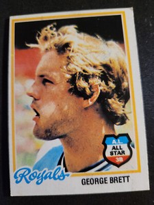 1978 Topps Baseball set #100 GEORGE BRETT Kansas City Royals EX HOF