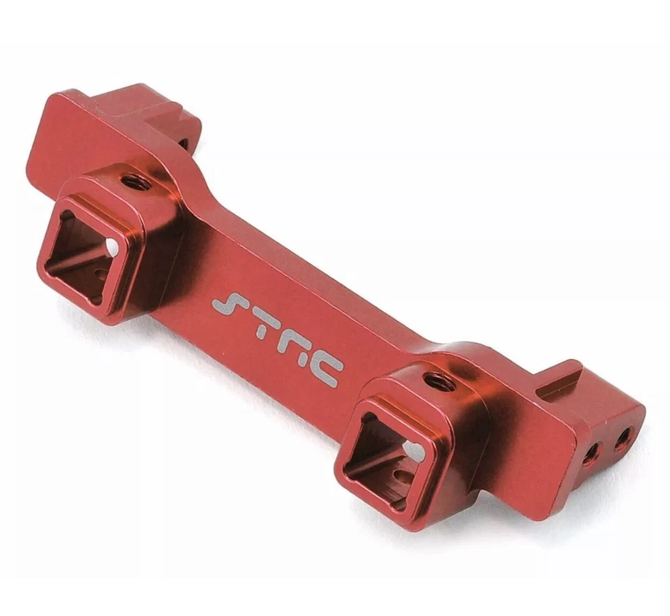 ST Racing ST8237FR Aluminum TRX-4 Heavy Duty Front Bumper Mount (Red) - Image 1 of 1
