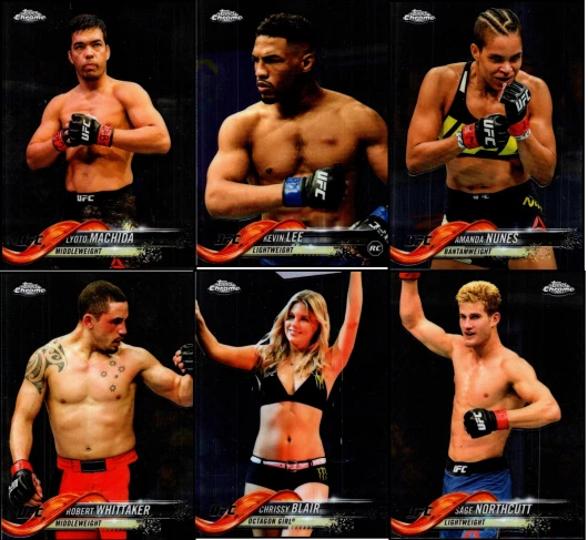 2018 Topps Chrome UFC - Base Set Cards - Pick From MMA Card #'s 1-100 - Image 1 of 1