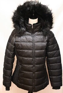 NEU Neu ohne Etikett Nautica gefütterte Damenjacke mit Kunstfellbesatz Kapuze Large - Bild 1 von 9