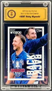 2023 Disc Golf Pro Tour Back-to-Back Tour Champion #B2BT Ricky Wysocki DGPT Card - Imagen 1 de 2