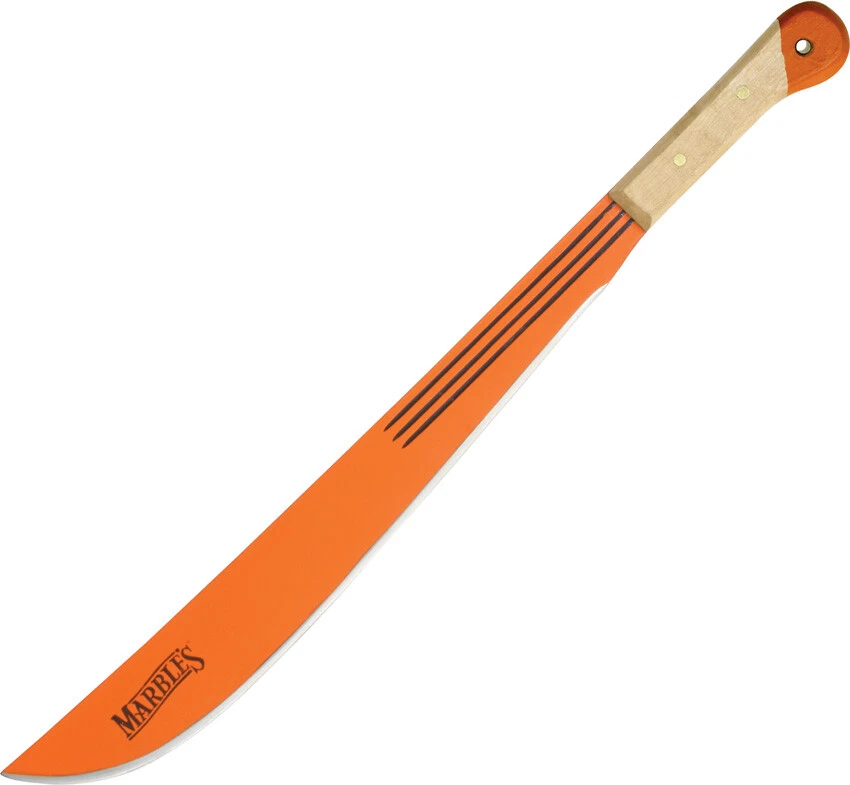 Canicas 24" Naranja Machete Mango Madera Natural 12718 Foto 1 de 1