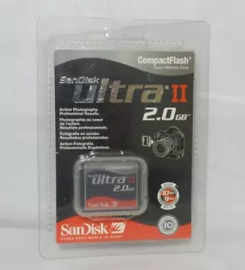 SanDisk 2GB Ultra II CompactFlash CF Card (SDCFH-2048-902) - Picture 1 of 1