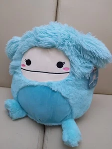 Squishmallow Bigfoot Joelle the Fuzz-a-Mallow Medium 30 cm nuovo con etichette - Foto 1 di 4