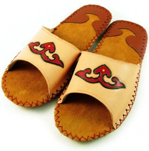 Handgefertigte Genunie Leder Slipper Damenschuhe 9 - Bild 1 von 1