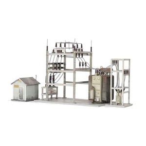 Woodland Scenics N Scale Substation Built and Ready - Picture 1 of 8