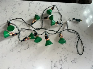 Cuerda de luces de fiesta vintage hawaianas para niñas hula bailarinas - 9 luces todas funcionando 8 pies - Imagen 1 de 9