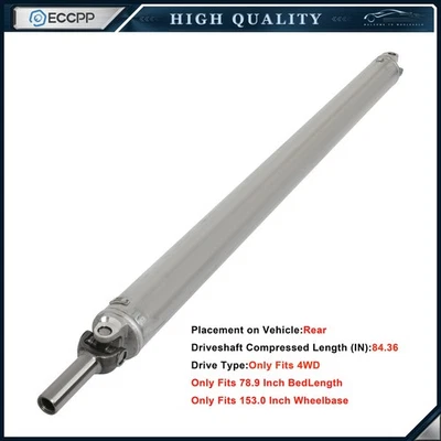 Rear Driveshaft For GMC Sierra Chevrolet Silverado 1500 153WB 2014-2018 4WD 6.2L Foto 1 de 4