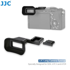 JJC Viewfinder Eyepiece Eyecup Extended Long Hot Shoe Cover for Sony A7C II A7CR - Picture 1 of 12