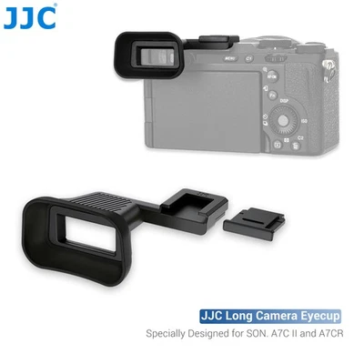 JJC A7CII 7CM2 Viewfinder Eyepiece Eyecup Hot Shoe Cover for Sony A7C II A7CR - Image 1 of 4