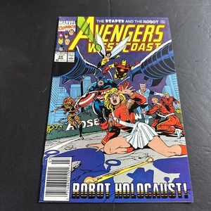 Avengers West Coast #68 Newsstand Marvel comics VF Ww5 - Picture 1 of 3