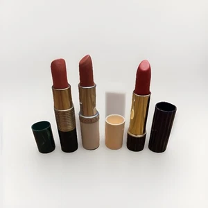 Vintage Avon Este Lauder Luminesque Lot Lippenstift Golden & Reef Coral Red - Bild 1 von 5