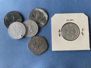 IBERMONEDA| 5 Monedas locales Cullar Baza, Lachar Granada. - Bild 1 von 1