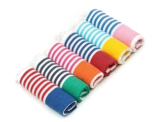 Turkish Beach Towel – Oversized, Quick-Dry & Sand-Free | Lightweight & Absorb... - Picture 1 of 9