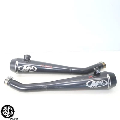 08-18 SUZUKI HAYABUSA M4 TUBO DE ESCAPE ANTIDESLIZANTE SILENCIADOR DOBLE Foto 1 de 4