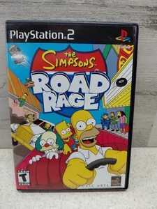 Simpsons Road Rage Sony PlayStation 2, 2001, etichetta nera testata. Senza manuale - Foto 1 di 3