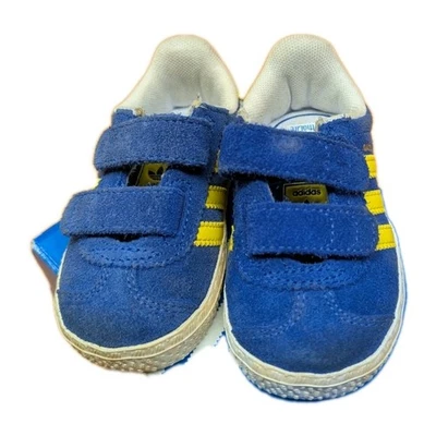 BABY TODDLER KIDS ADIDAS GAZELLE TRAINERS SHOES SIZE UK 3K WITH BOX US4K - Image 1 of 4