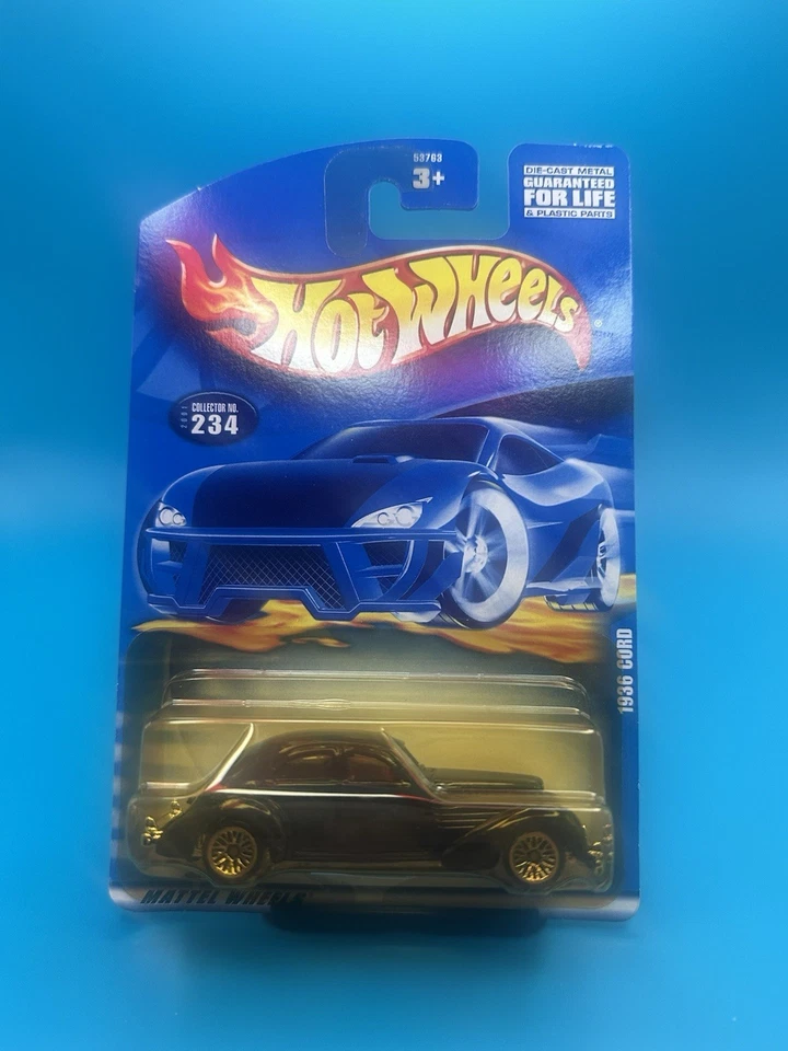 Hot Wheels Collector #234 2001 Race and Win Series 1936 Cord Black MPN 53763