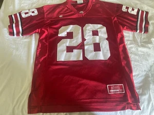 Mens Ohio State Buckeyes Football Jersey Size Large Colosseum Tag #28 - Picture 1 of 7