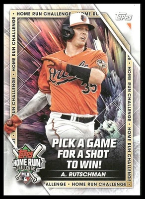 2023 Topps #HRC-3 Adley Rutschman Home Run Challenge (Series Two) Orioles - Image 1 of 2