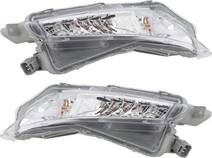 For 2015-2017 Camry Turn Signal Light Front Clear Plastic SET PAIR - Foto 1 di 6