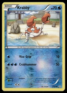 Pokemon Tcg Krabby [Reverse Holo] #21 Pokemon Generations LP - Picture 1 of 2