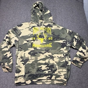 Sudadera pulóver Arlington Hardware Store para hombre camuflada XL desgastada WA - Imagen 1 de 10