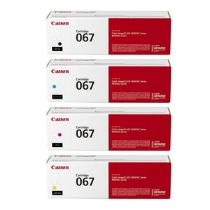 Canon 067 Toner Cartridges - CMYK 4 Colour Set - Picture 1 of 1