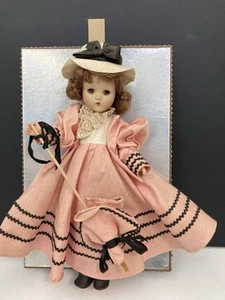 LOVELY ORIGINAL VTG 50s 11.5” EFFANBEE SUZETTE COMPOSITION PORTRAIT DOLL on CARD - Picture 1 of 9