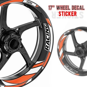 Orange 17 inch GP06 Wheel Sticker For Suzuki TL 1000 R / S SV650X - Picture 1 of 11