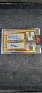 Dylan Harper/ Tahaad Pettiford Autograph 2/3, Leaf Dual Autos Gold Multigraphics - Picture 1 of 9