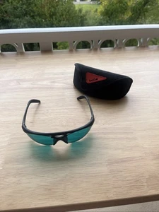 Vintage Bolle Parole Sonnenbrille mattschwarzes Gestell blaue Gläser 754201500 - Bild 1 von 7