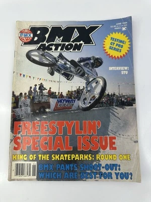 Vintage June 1984 BMX Action Magazine USA HTF - Image 1 of 3