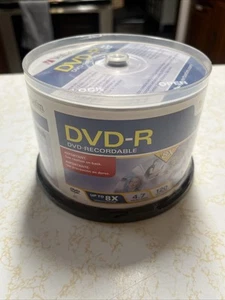 New 50 PACK Verbatim DVD-R 4.7 GB 8x 120 Min Video Recordable @2C6 - Picture 1 of 4