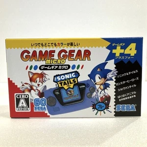 Good condition Sega Game Gear Micro Mini Blue 4 collection Games Preloaded JPN - Picture 1 of 4