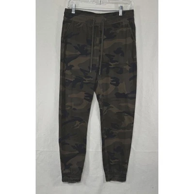 Pantalones de chándal estilo RD para mujer de camuflaje con cordón estampado de camuflaje informales medianos Foto 1 de 4
