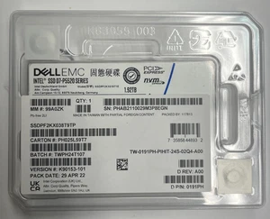 Dell EMC 00HVC7 Intel 1,92TB NVMe PCIe GEN4 2,5" SSD - SSD-D7-P5520 Series (ES) - Bild 1 von 2