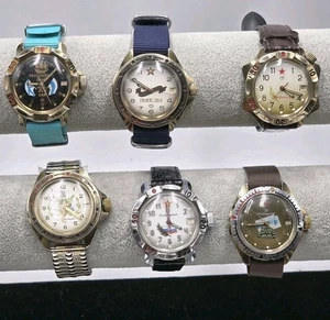 Vostok Komandirskie Russische Uhren Lot #1. Tolle & funktionierende Uhren gebraucht  - Bild 1 von 14