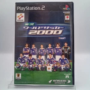 Jikkyo World Soccer 2002 PS2 PlayStation 2 Authentic Japanese No Manual - Picture 1 of 5