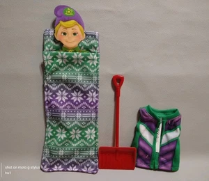Christmas Elf Mates Accessories Sleeping Bag Vest Shovel For Elf On The Shelf - Picture 1 of 5