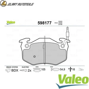 JUEGO PASTILLAS FRENO DISCO PEUGEOT 305/Van/II/Break 205 1.6L 4cyl 598177 - Imagen 1 de 9