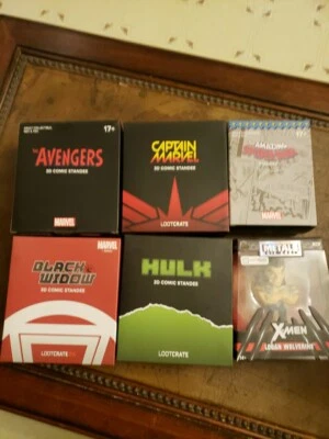 Lote Standee de cómics de Marvel/metales de Wolverine Foto 1 de 4