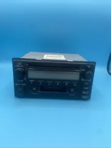 Toyota OEM AM FM CD Cassette Radio 86120-2B680 Face A56814 **UNTESTED** - Bild 1 von 7