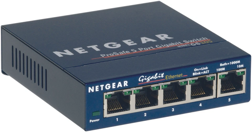 5 Port Gigabit Desktop Switch By Netgear - Image 1 of 1