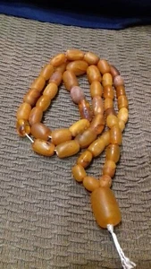 Ambar Báltico Kahraman Yema De Huevo Viejo Raro Antiguo Siglo 19 - Imagen 1 de 7