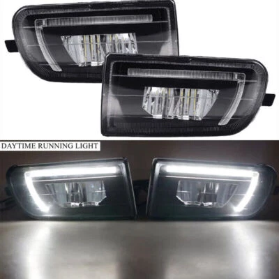 Par de montaje de faros antiniebla LED negros para Toyota Corolla AE100 AE101 1993-1997 Foto 1 de 4